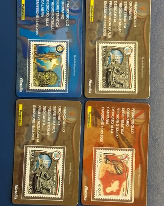 Lotto 4 francobolli Regioni d’Italia 2005