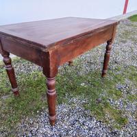 Tavolo antico a libro allungabile