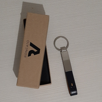 Portachiavi in pelle Roncato navy beige