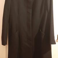 Cappotto nero in cashmere Loro Piana