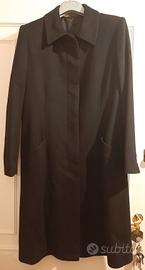 Cappotto nero in cashmere Loro Piana