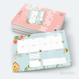 A3 Weekly Planner / Agenda 30x42cm - BEE / APE