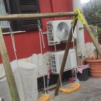 Altalena professionale in legno