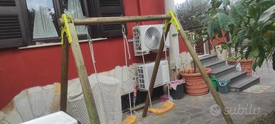 Altalena professionale in legno