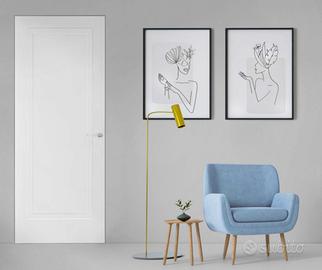 Porta Dorigo Venus 530 battente 80x210 SX Bianca