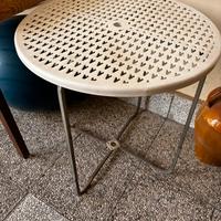 Tavolino, mobile resina, pouf contenit, scarpiera,