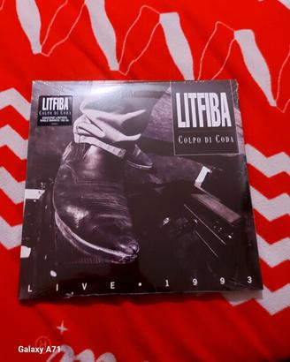 litfiba colpo di codacon autografo-vinile disco lp