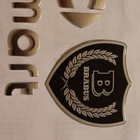 Lettere Logo Smart più adesivo Brabus 
