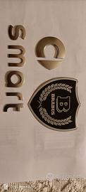 Lettere Logo Smart più adesivo Brabus 