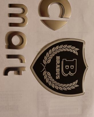 Lettere Logo Smart più adesivo Brabus 