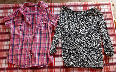 Lotto 6 camice/bluse donna taglia unica