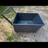 Contenitore carrello a vasca con ruote