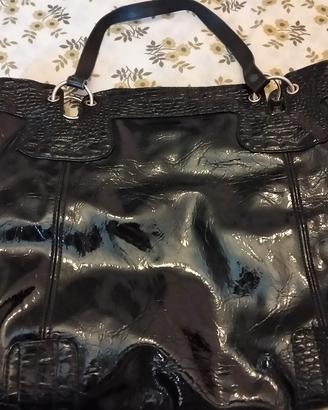 Borsa nera finta pelle