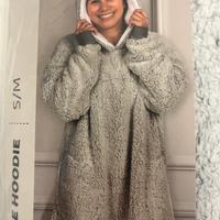 Maxi felpa plaid morbida in sherpa