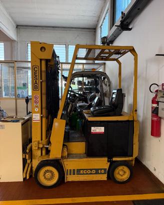Carrello elevatore elettrico Cesab 16 quintali usa