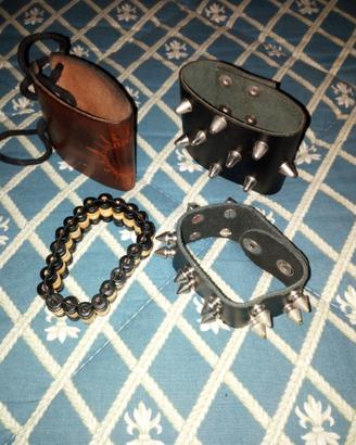 Bracciali Borchie Punk/Rock e Vari Vintage
