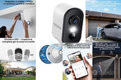 CZEVIEW Q6 Telecamera di Sicurezza