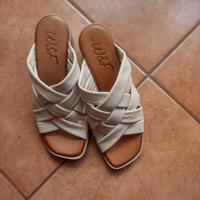 Sandali W&F con fascia intrecciata nuovi