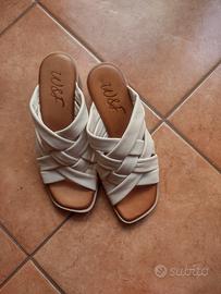 Sandali W&F con fascia intrecciata nuovi
