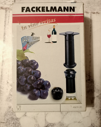 Fackelmann vacu fresh vino pompetta sottovuoto