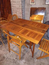 TAVOLO IN LEGNO RICHIUDIBILE  DIMENSIONI VARIABILI