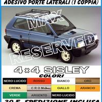 P. fiat panda 4x4 e 2wd adesivi loghi decalcomanie