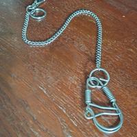 Catena biker portafoglio inox con moschettone