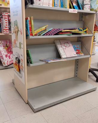 Espositore libri giornali Gondola legno
