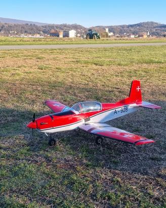 Aereomodello a scoppio Pilatus PC 7