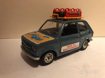 Mebetoys fiat 126 tour mediterrane 1/25