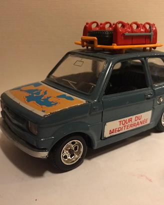 Mebetoys fiat 126 tour mediterrane 1/25