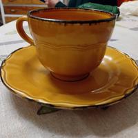  6 tazze da te con piattini