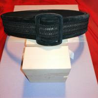 Cintura nera camoscio