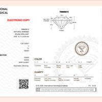 Diamante da 1 carato con certificato IGI