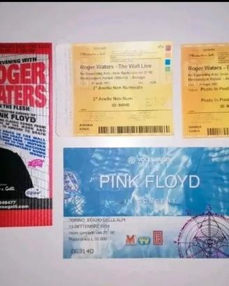 Biglietto Pink Floyd Deep Purple Queen U 2