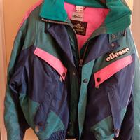 Giacca a vento con salopette da sci