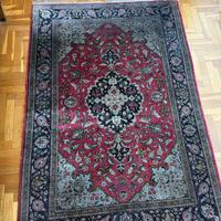 Tappeto Persiano QUM SETA Originale annodato a man