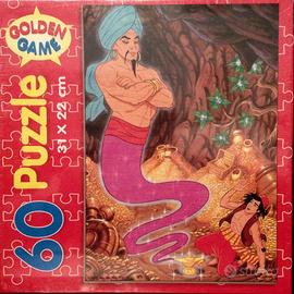 Puzzle 60 tessere pezzi Aladino Aladdin col genio