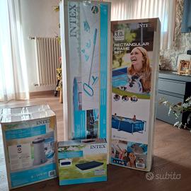 Piscina completa di accessori 3x2