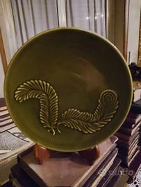 Piatto in ceramica decorato Casarte italy