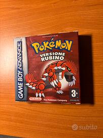 Pokémon Rubino GBA ITA Originale Nintendo
