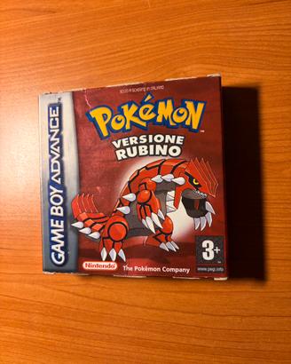 Pokémon Rubino GBA ITA Originale Nintendo