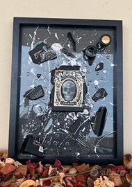 Quadro 3D design luxury AMUERTE Gin in resina