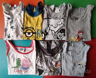 Canottiere bambino 4-6 anni 110-116 cm