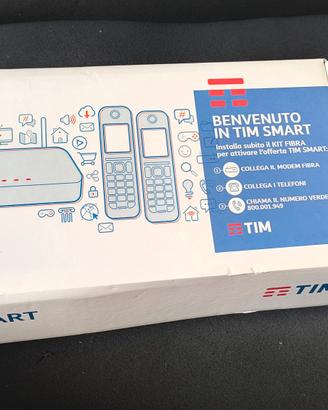 TIM SMART Kit Fibra – modem + 2 telefoni