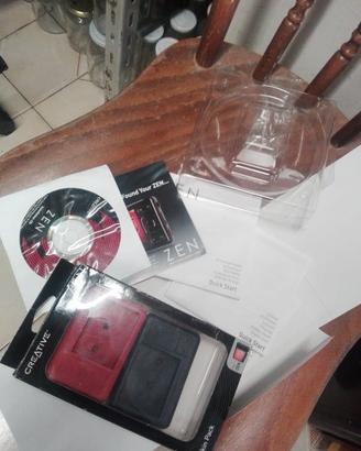 Lettore creative zen mp3, wma, aac, wav con radio