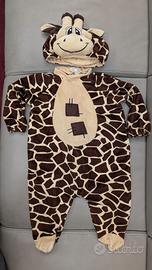 Costume carnevale giraffa 1 anno Fancy Magic