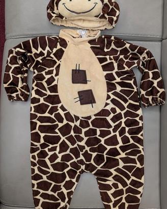 Costume carnevale giraffa 1 anno Fancy Magic