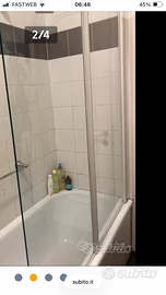 Pannello vetro per vasca