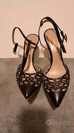 Sandali tacco alto in vera pelle taglia 38